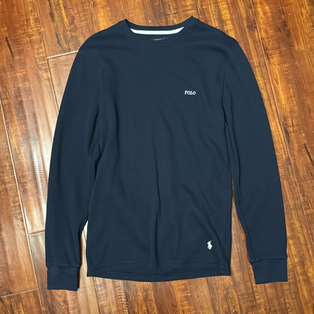 POLO Ralph Lauren Y2K Sweatshirt | Blue | Medium | Used Like New